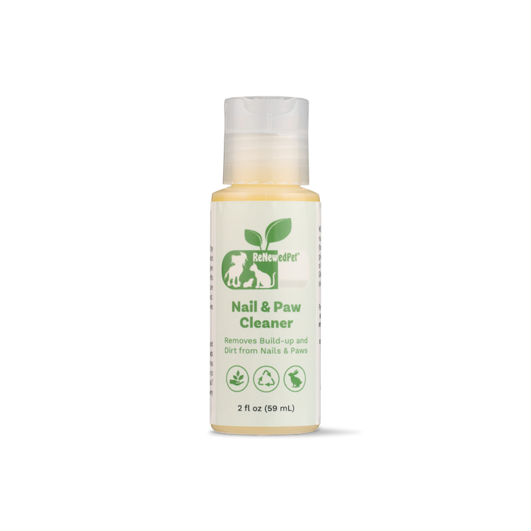 ReNewedPet nail and paw cleaner bottle in the 2 oz size