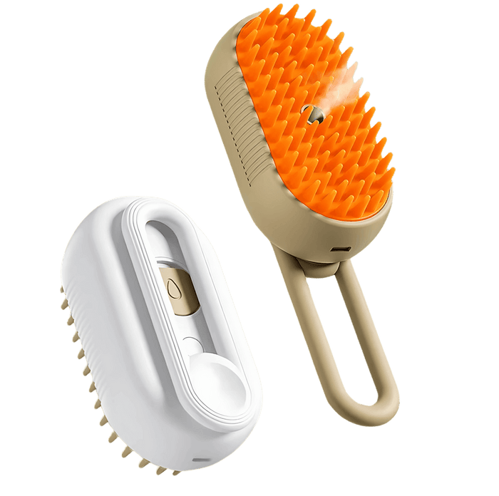 Petstone 2-in-1 Steam Pet Grooming and Massage Brush