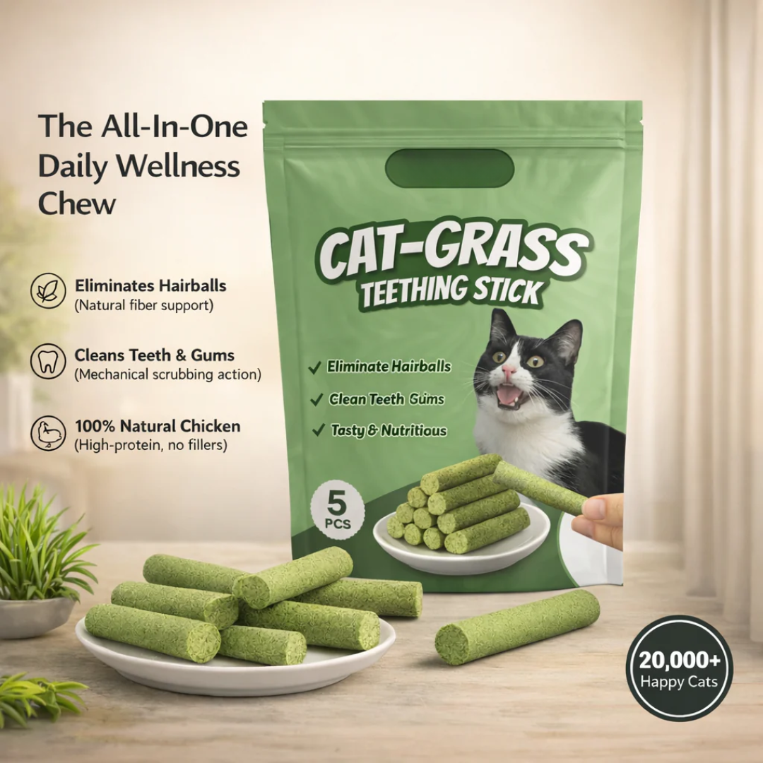 Cats’ Favorite Grass Teething Stick