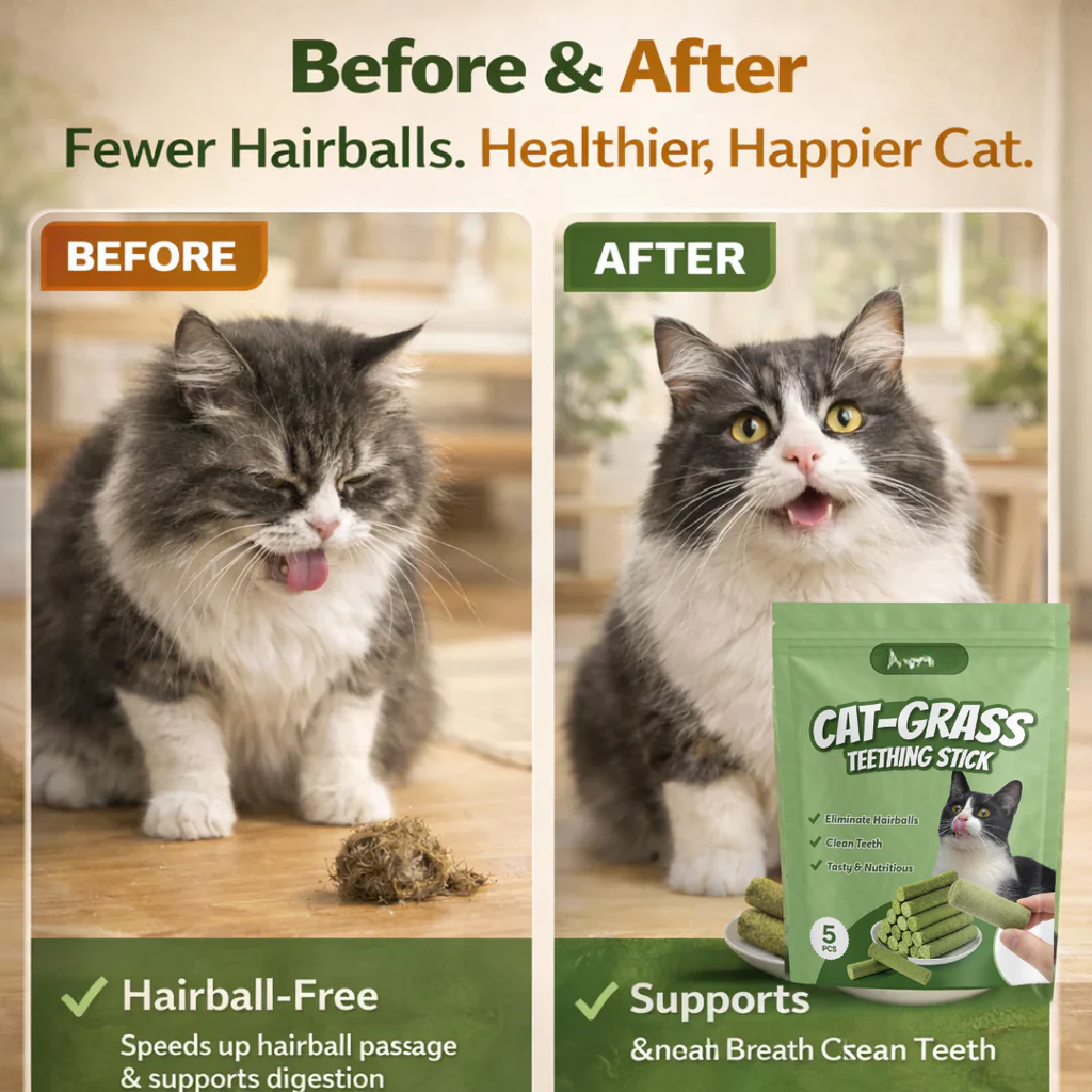Cats’ Favorite Grass Teething Stick