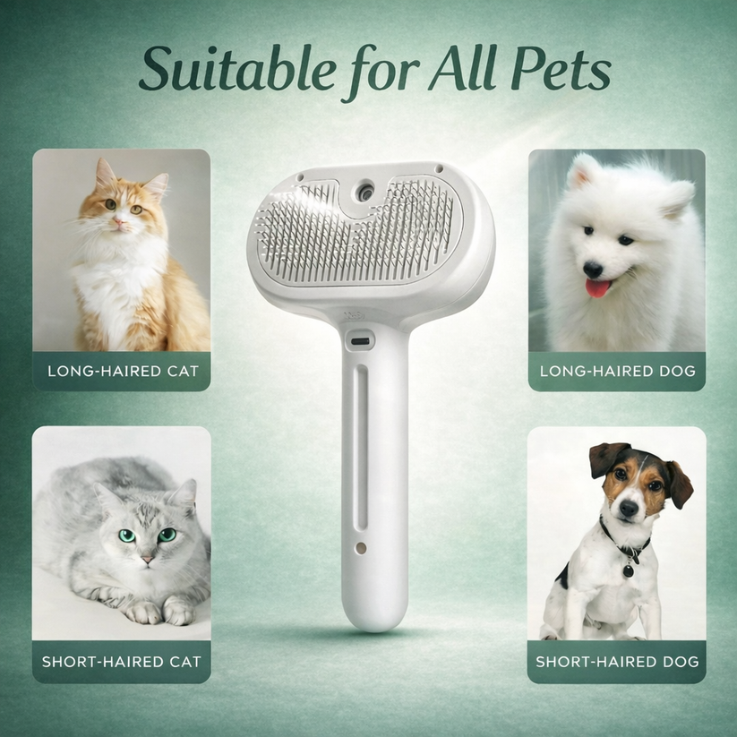 3-in-1 Pet Hair Brush