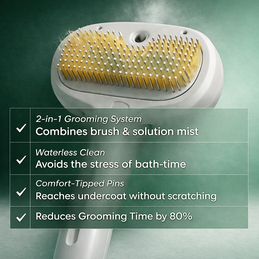 3-in-1 Pet Hair Brush