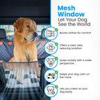 Petstone™ Pro 2.0 Hard-Bottom Dog Car Bed & Seat Protector