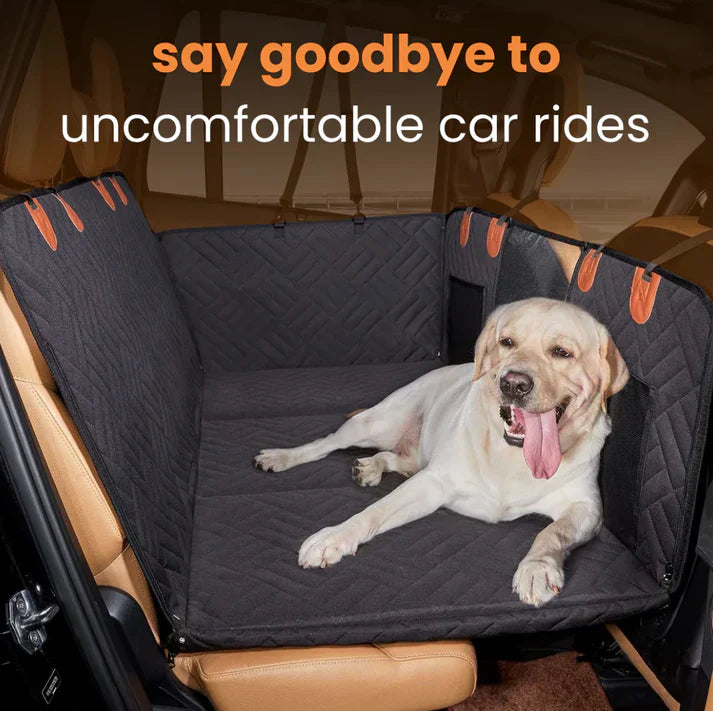 Petstone™ Pro 2.0 Hard-Bottom Dog Car Bed & Seat Protector