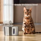 Stainless Steel Cat Water Fountain