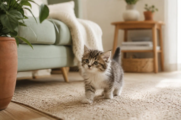 Welcoming a new kitten, calmly