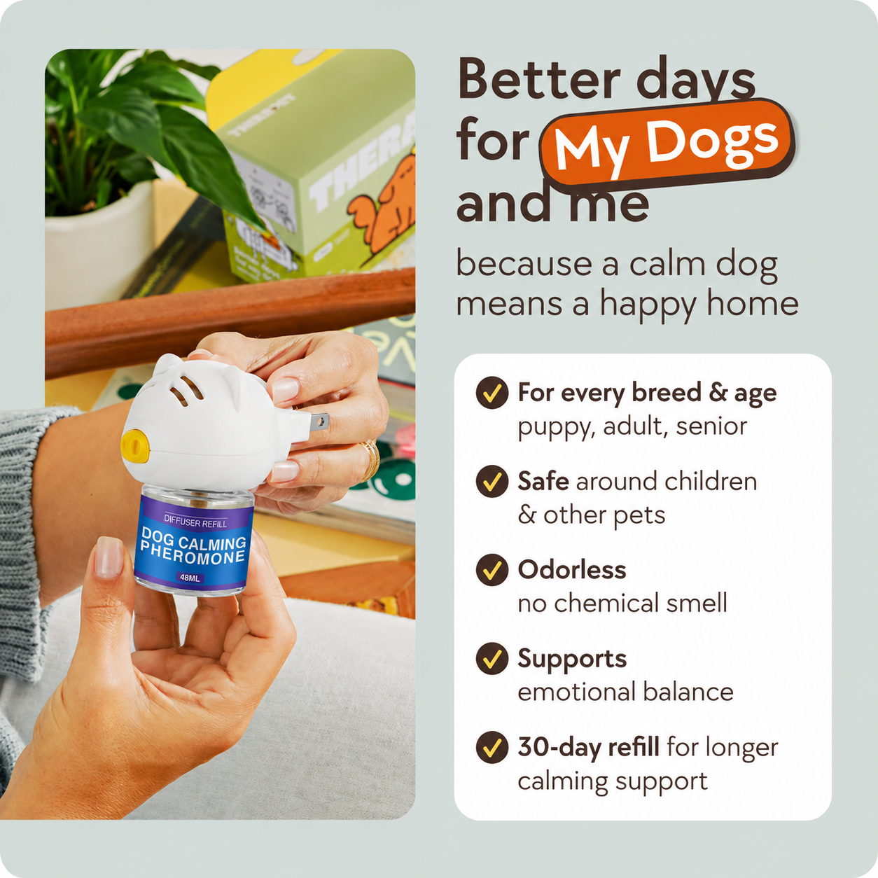 Dog Calming Diffuser Kit
