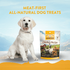 Addiction Chicken Meaty Bites made without grains, gluten or soy, for dogs with sensitivities