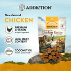 Addiction Meaty Bites assortment with real chicken, beef, venison, kangaroo or brushtail first