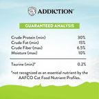 Addiction Viva La Venison cat food with dried kelp, turmeric, clove and grapefruit