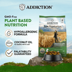 Addiction Zen Vegetarian kibble for dogs that need a diet free from animal proteins