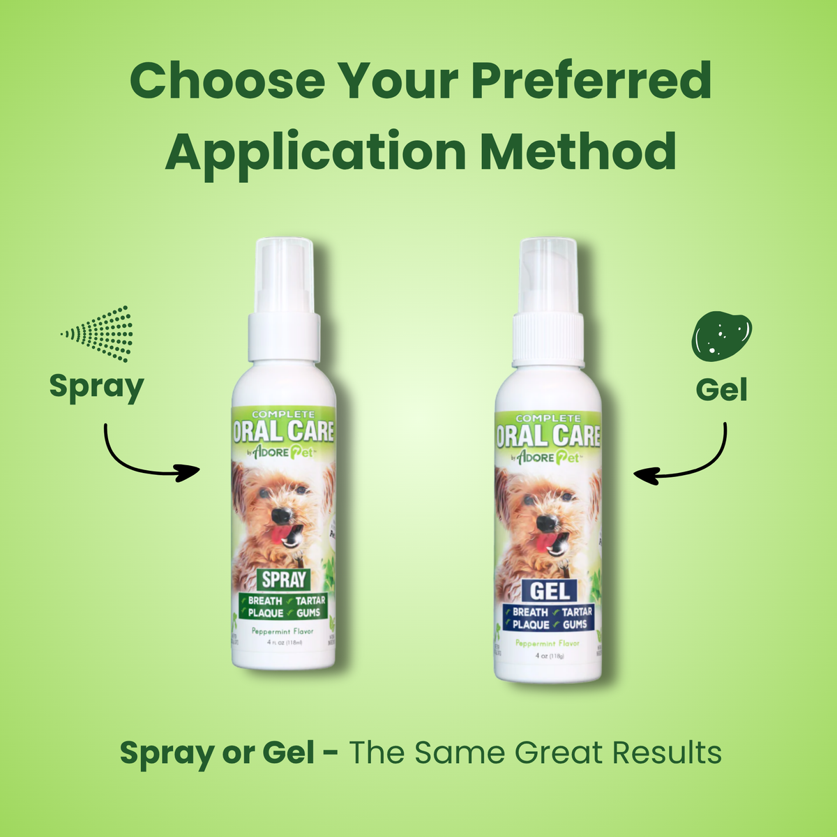 Adore Pet Oral Care Spray with neem oil, grape seed extract and grapefruit seed extract