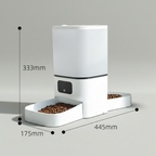 Automatic cat and dog feeder that serves up to 10 meals a day with custom portions