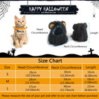 Black lion mane wig with ears for cats and small dogs