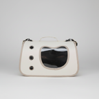 White-Grey bubble window pet carrier backpack for cats and small dogs under 8 kg