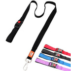 Black Canny Connect anti-escape leash for medium and large dogs, brushed steel clip