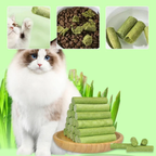 Natural cat chew sticks for teething and oral health