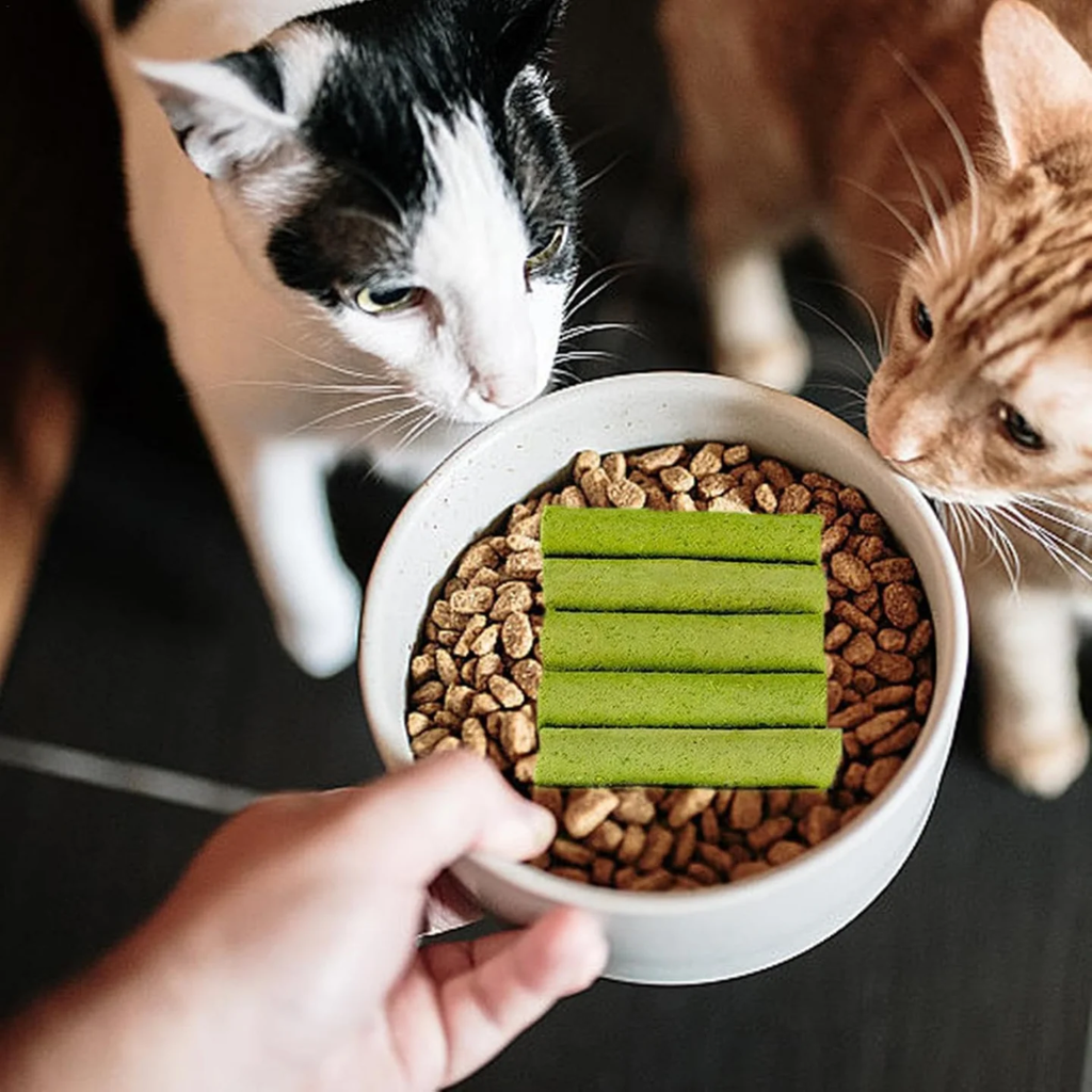 Cat dental chew grass teething sticks