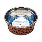 Apricot Brandy farmhouse-style dog bowl by Country Living with a smooth interior