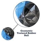 Textured Large geometric ball by Country Living, a 0.3 lb TPR dog toy for fetch games