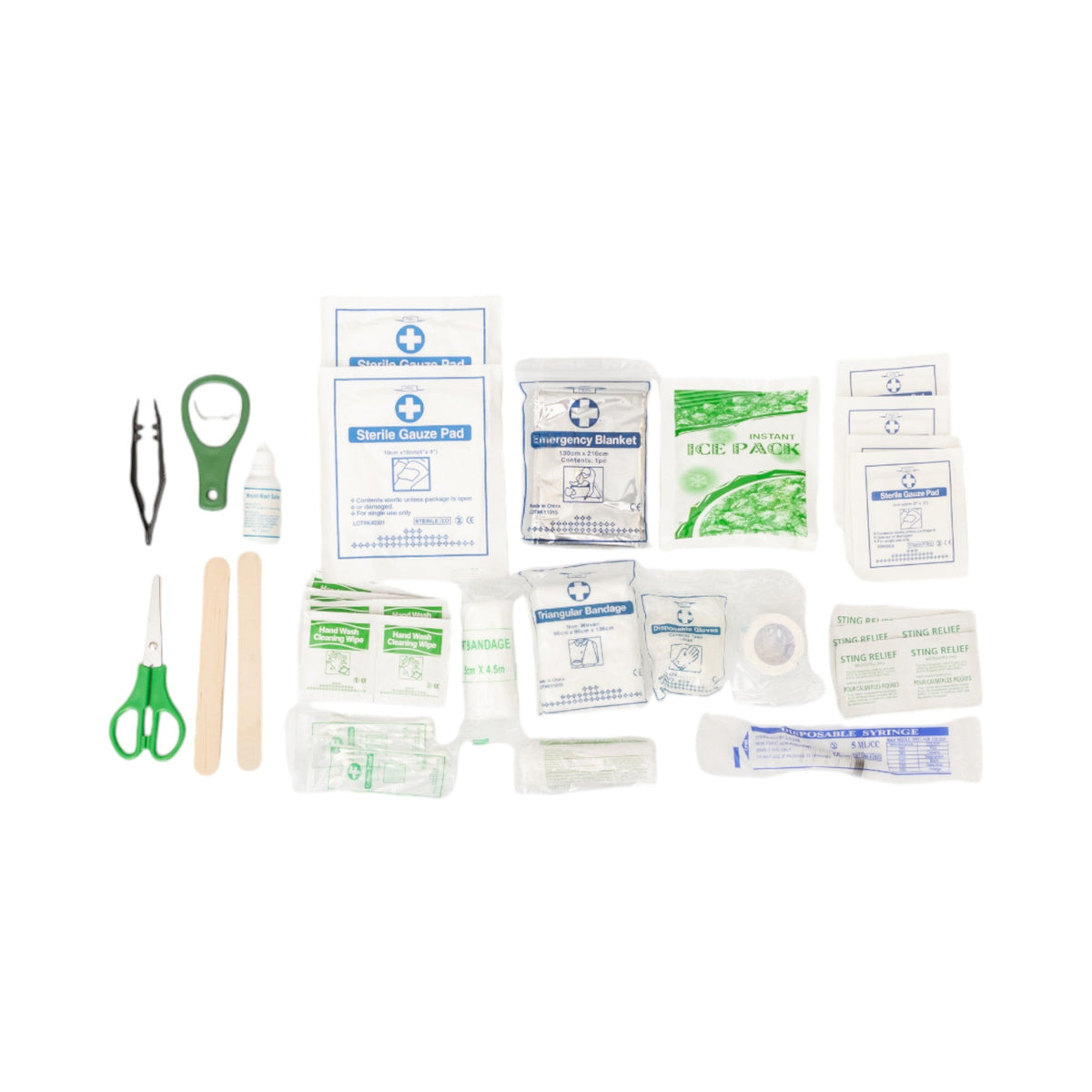 Country Living 50-piece kit with gauze pads, bandages, medical tape and tweezers for pets