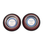 Country Living ribbed pet bowl in Merlot Red with a removable rubberized base ring