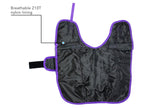 Inside view of a Derby Originals Ruff Pup coat in Arctic Purple, showing the breathable inner lining