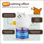 Plug-in dog calming pheromone diffuser for the home