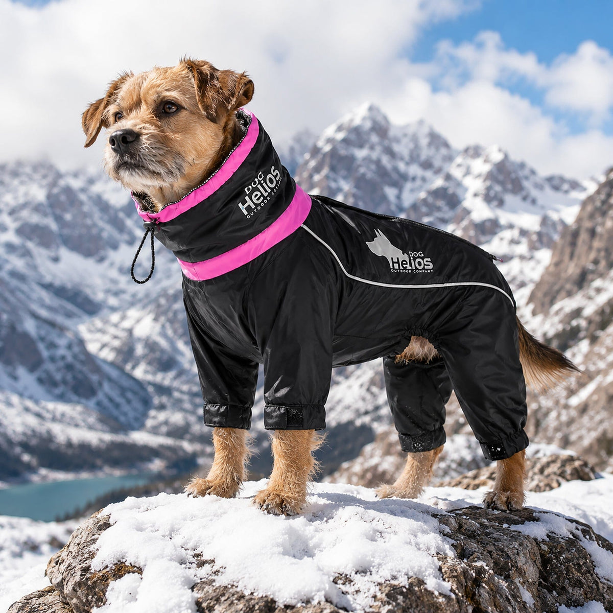 Dog Helios Weather-King lightweight full-body dog coat for frigid winter weather