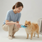 Lightweight dog water bottle for hiking, travel and dog park visits without a fountain