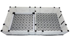 48 x 48 x 18 inch EZwhelp EZclassic Pro Set with heat lamp, whelping kit and corner seat