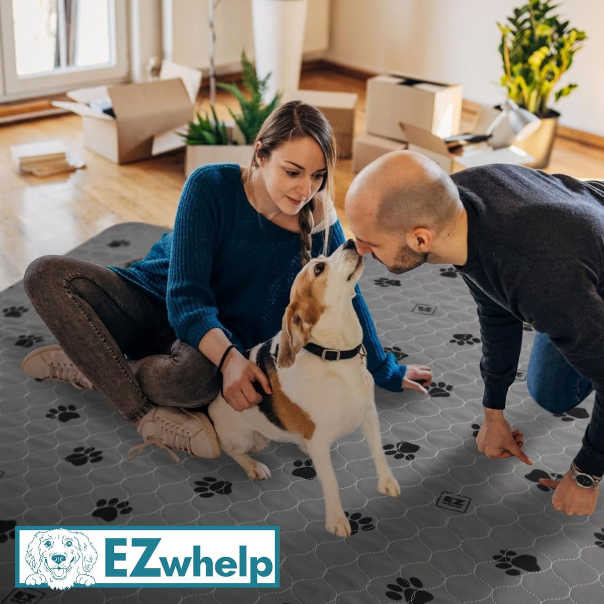 EZwhelp quick-dry pad for whelping boxes, puppy potty training and nighttime accidents
