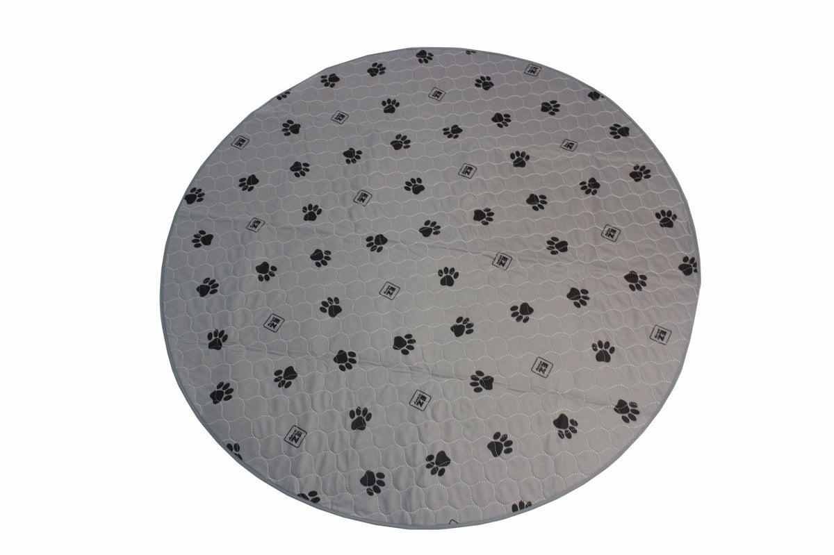 Round EZwhelp quick-dry pad, made in 49 and 61 inch diameters and sold in 2-packs