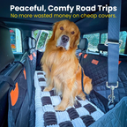 Petstone™ Pro 2.0 Hard-Bottom Dog Car Bed & Seat Protector