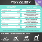 Googipet 3-in-1 Probiotic Chews to help support healthy digestion and nutrient absorption in dogs