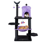 Gothic Halloween cat tree as year-round home decor