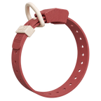 Brick color Hoss Straps Field Collar with heavy-duty hardware and a powder-coated D-ring