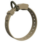 Desert Tan Hoss Straps Field Collar, a weatherproof collar that will not rot or hold odor