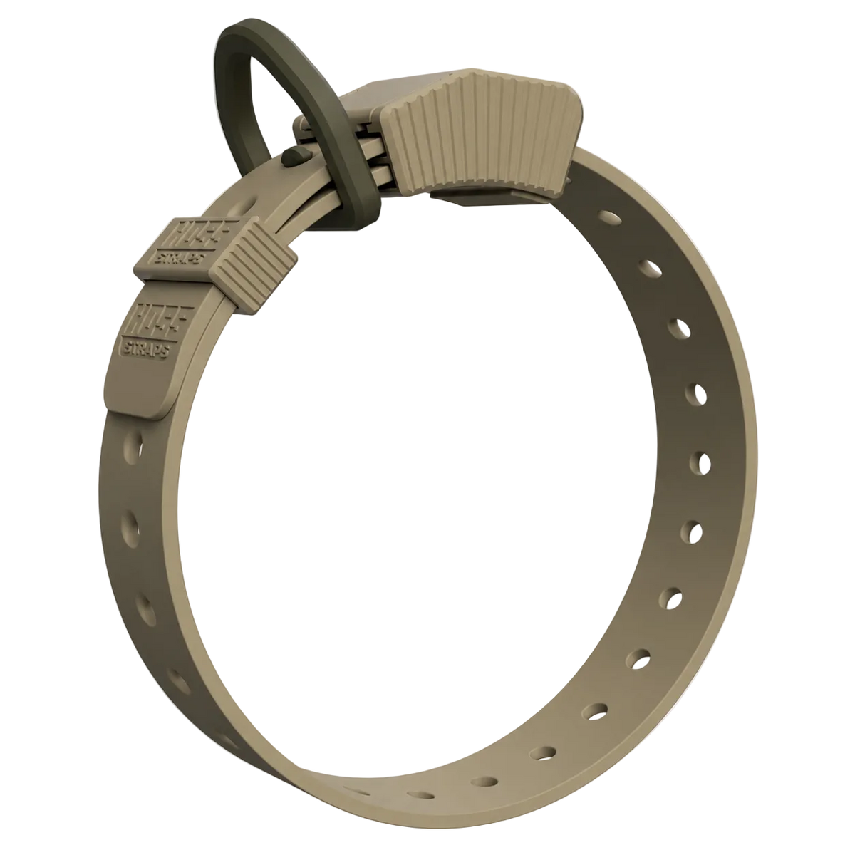 Desert Tan Hoss Straps Field Collar, a weatherproof collar that will not rot or hold odor