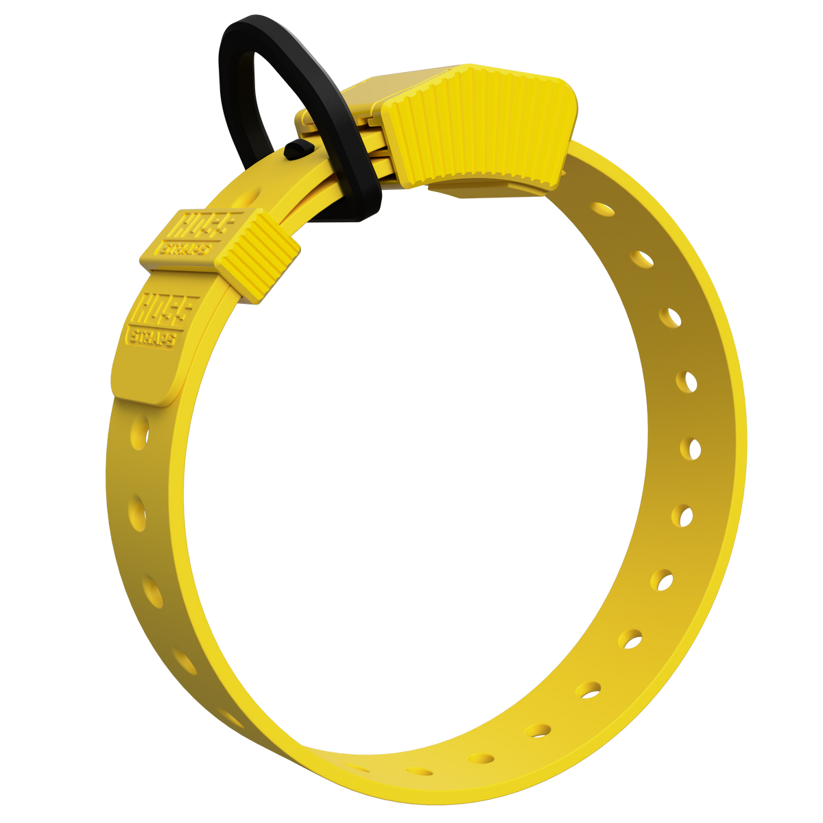 Yellow Hoss Straps Field Collar, adjustable up to a 22 inch neck with a 1 1/16 inch strap