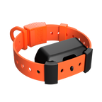 Hunter Orange Hoss Straps Training Collar Setup with Garmin adapter, fits necks up to 22 inches