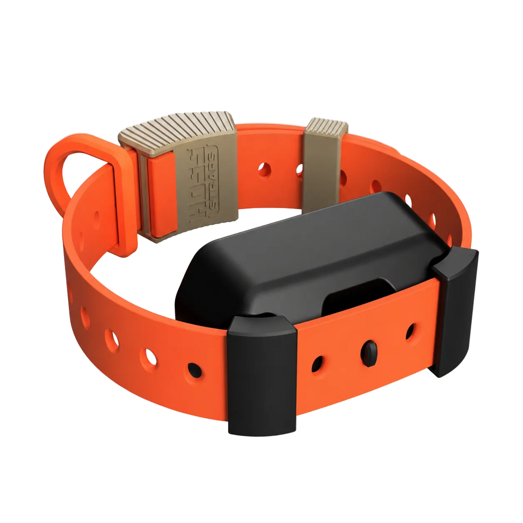 Upland color Hoss Straps Training Collar Setup, a Field Collar paired with the Hoss Adapter Kit