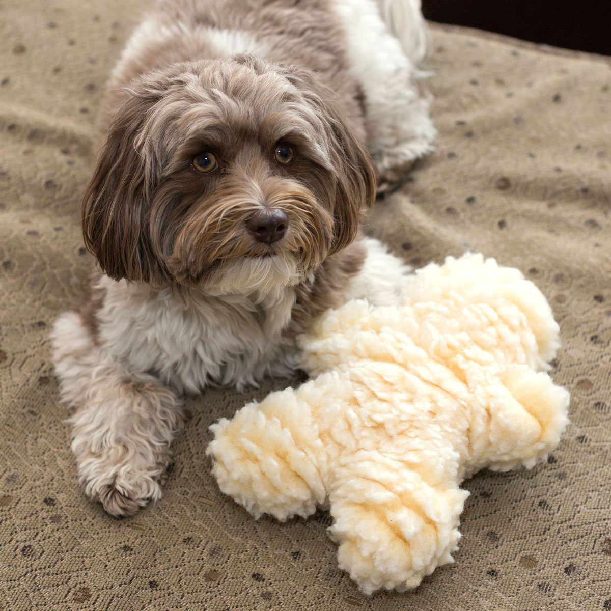 HuggleHounds HuggleFleece Man, a soft man-shaped plush toy for toting, play and cuddling