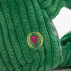HuggleHounds Fergie Frog Knottie small and large frog toys with knotted green arms and legs