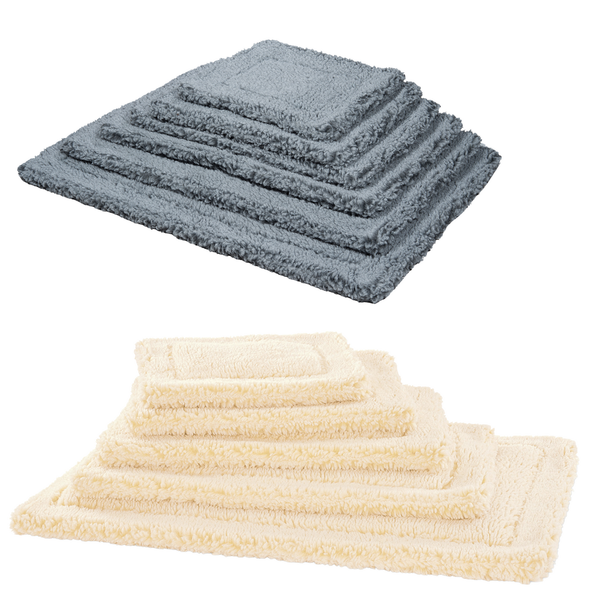 HuggleHounds HuggleFleece Mat, a stuffing-free dog and cat bed about 3 inches thick
