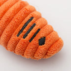 Embroidered gills and eye on a HuggleKats Sardinie corduroy catnip fish cat toy
