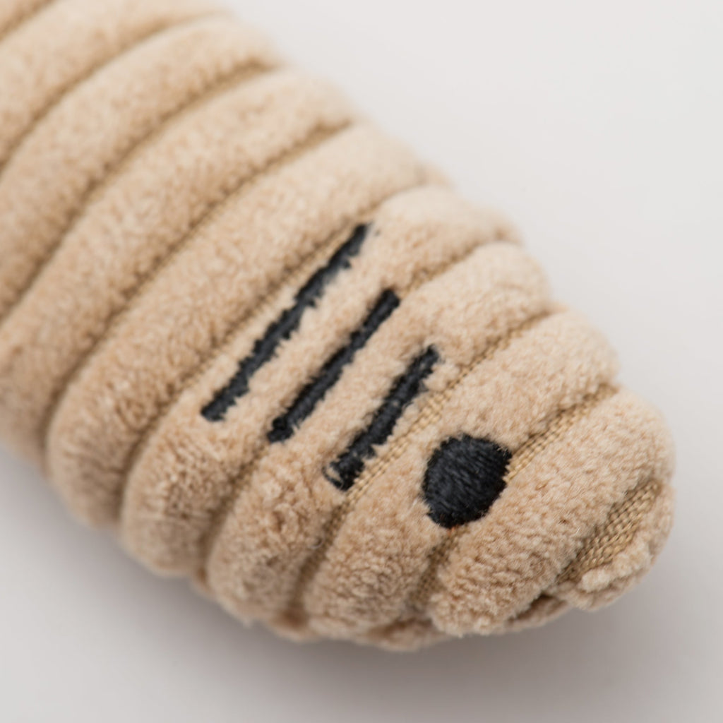 HuggleHounds HuggleKats Sardinie corduroy fish toy, light enough for cats to carry