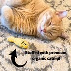 HuggleKats Sardinies fish cat toys filled with catnip to spark pouncing and batting