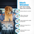 Storage pockets on the dog car seat protector
