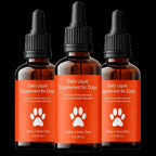 2 fl oz liquid dog supplement with NMN, NAD+, CoQ10, and resveratrol.